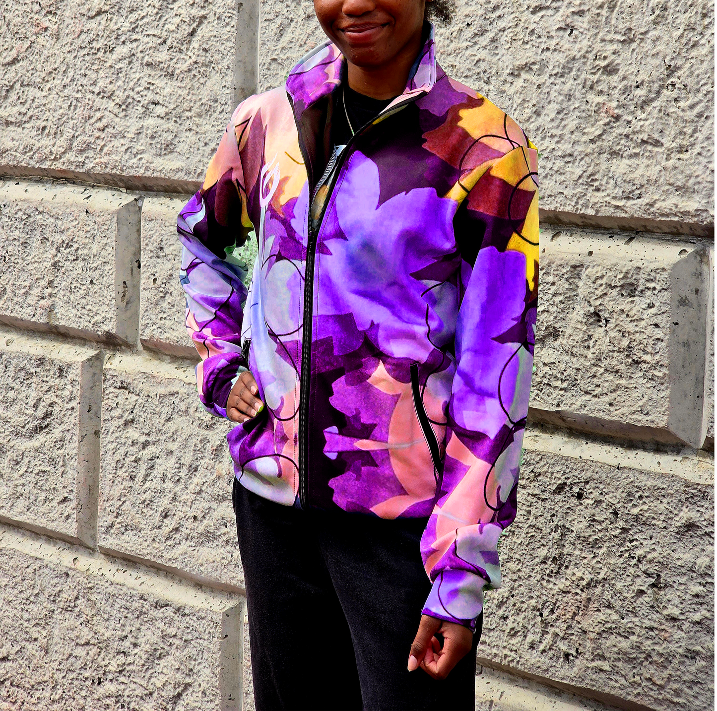 GARME Essential Floral Burst Full Zip