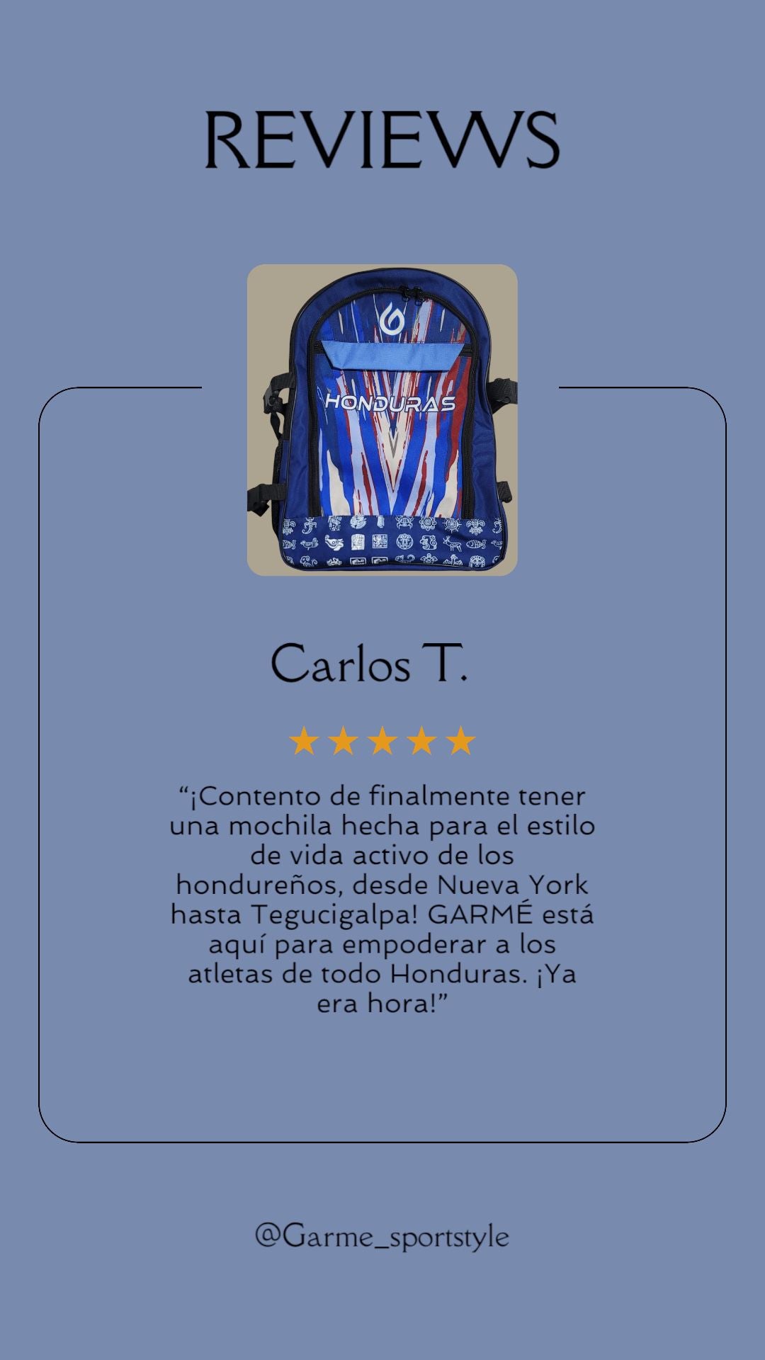 Hondureños Mochila